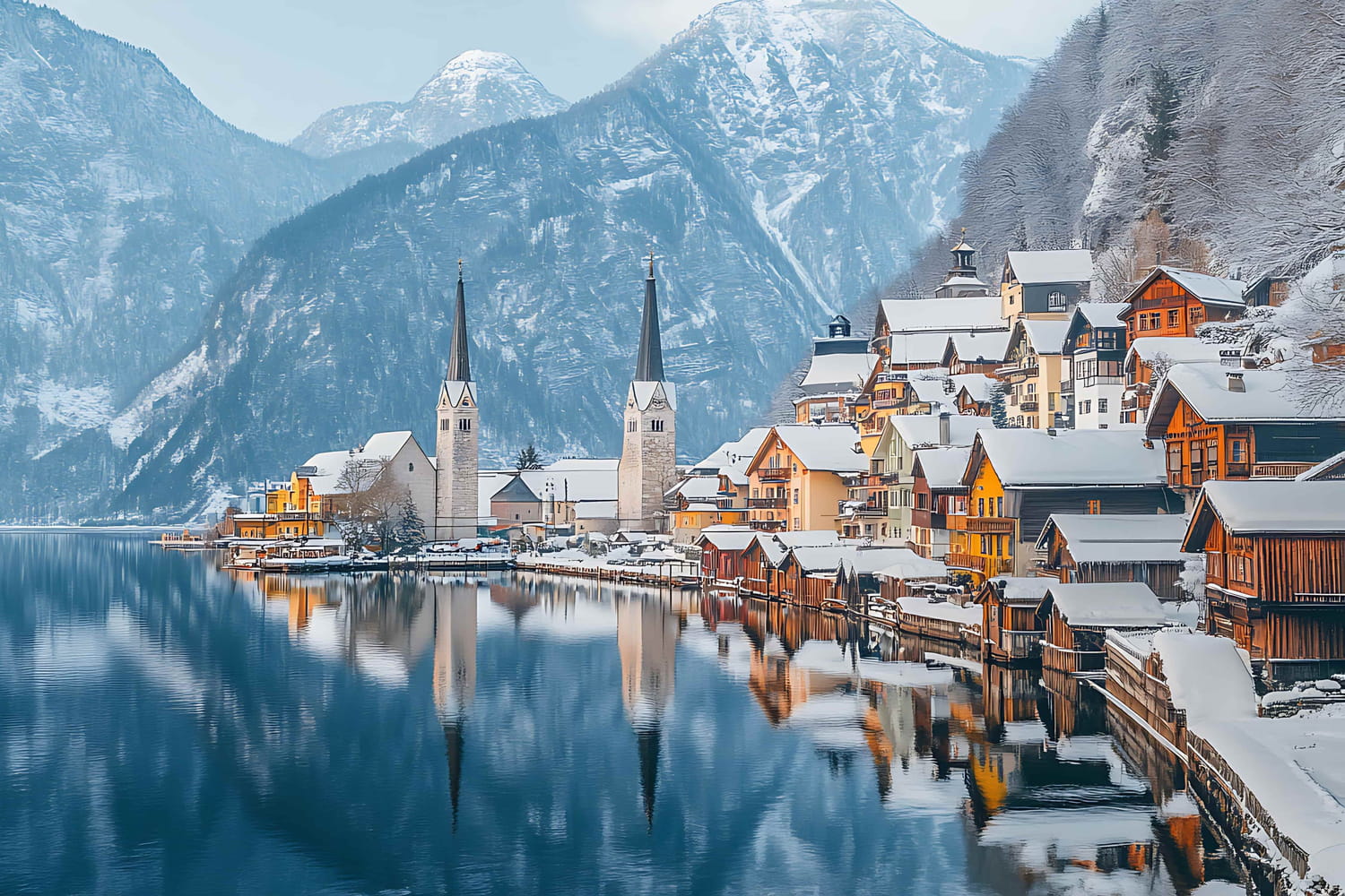 this is what the village that inspired Frozen looks like