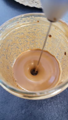 Café dalgona : Etape 2