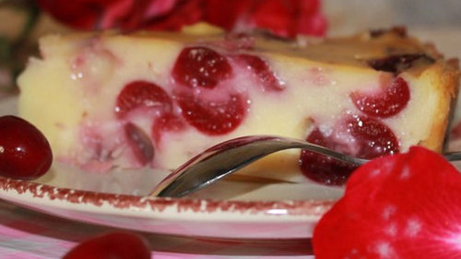 Flan aux cerises arôme vanille