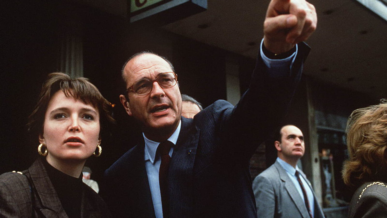 Claude Chirac et Jacques Chirac