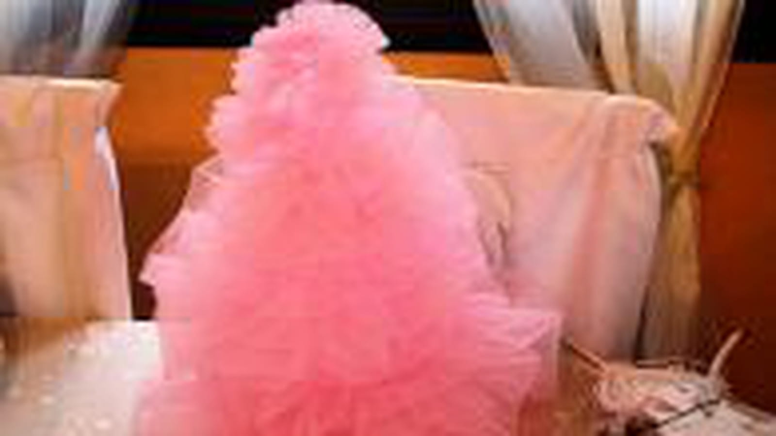 Sapin de Noël en tulle