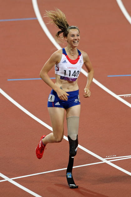 L'athlète Marie-Amélie Le Fur à Londres en 2012