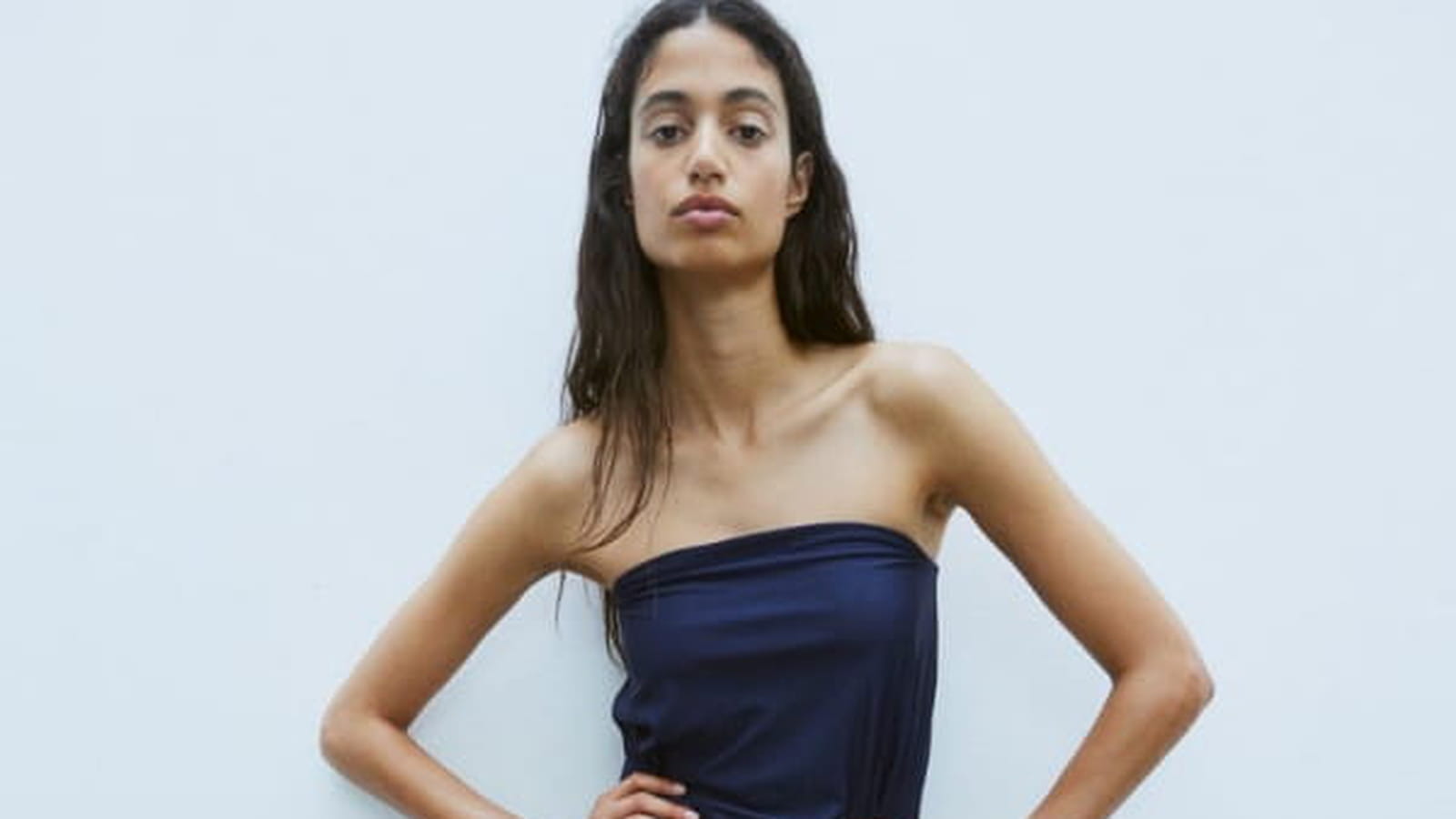 Robe plissée H&M