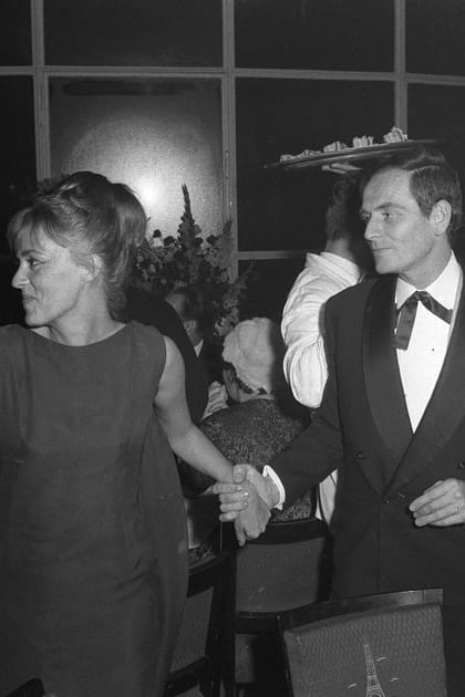 Jeanne Moreau et Pierre Cardin en 1961