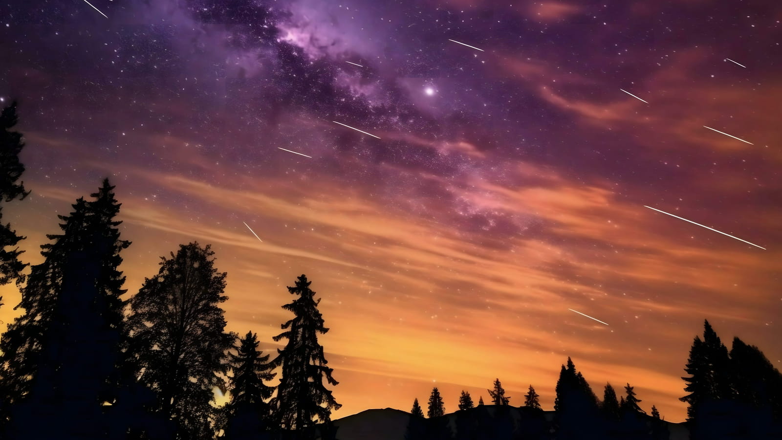 Plus belles pluies d'étoiles filantes