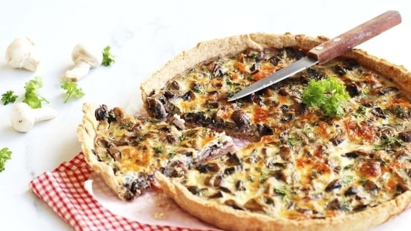 Quiche aux champignons