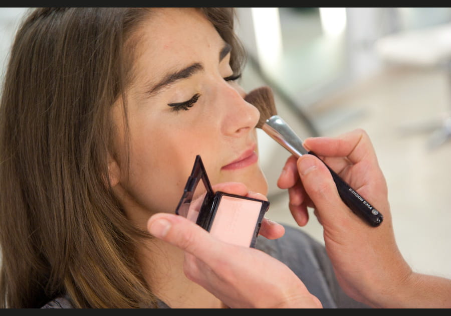 L'application du blush