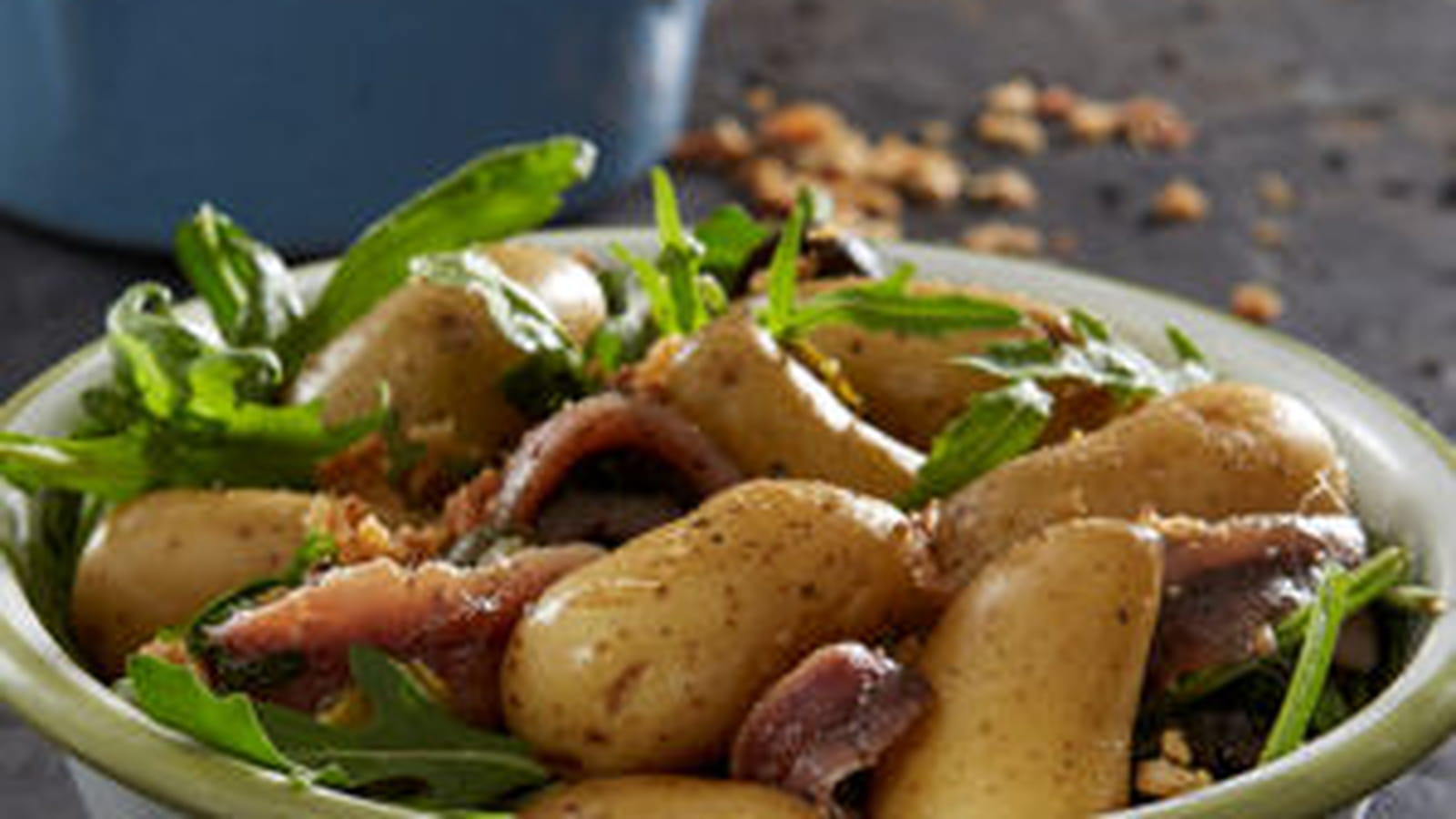 Salade de pommes de terre ratte du touquet aux anchois