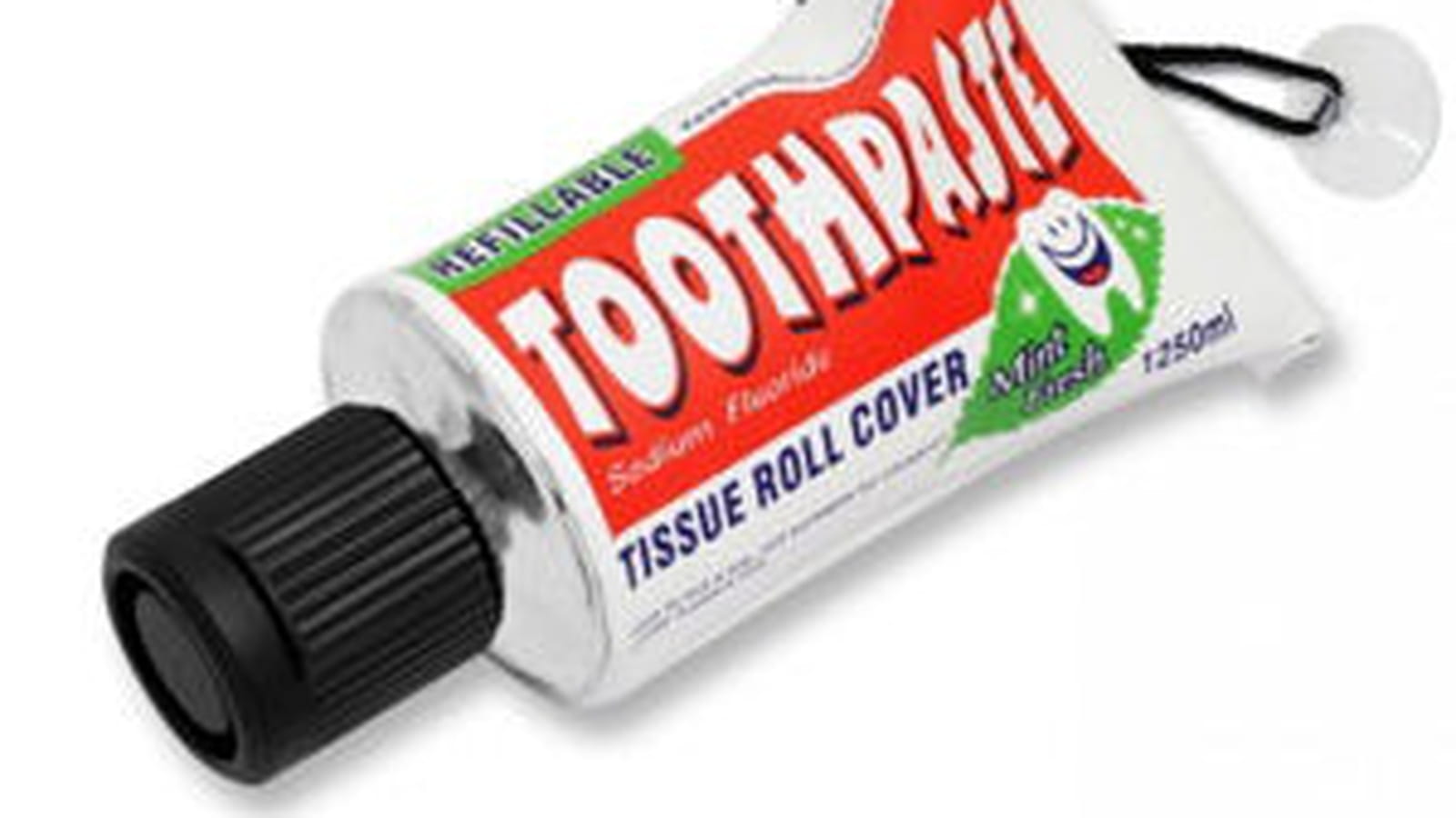 Le dévidoir pour essuie-tout "Toothpaste"
