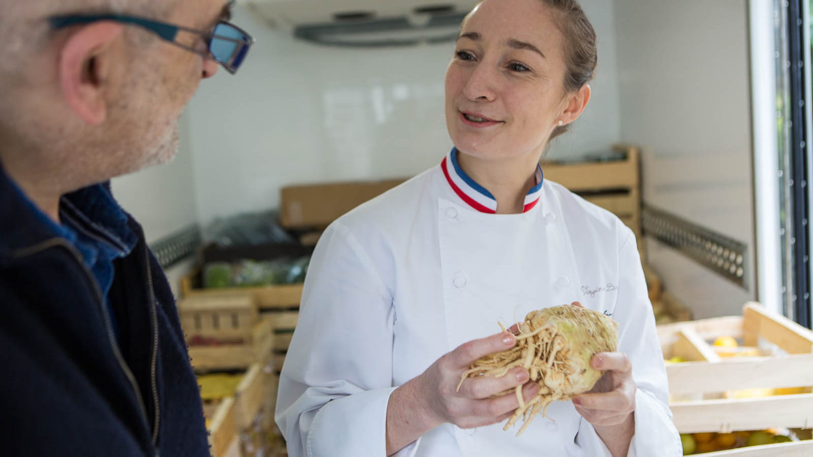Virginie Basselot, chef au Saint James*