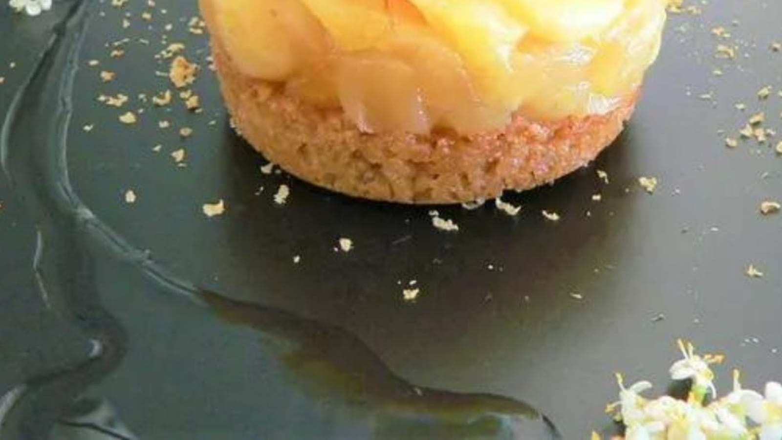Tartelette aux pommes en crumble