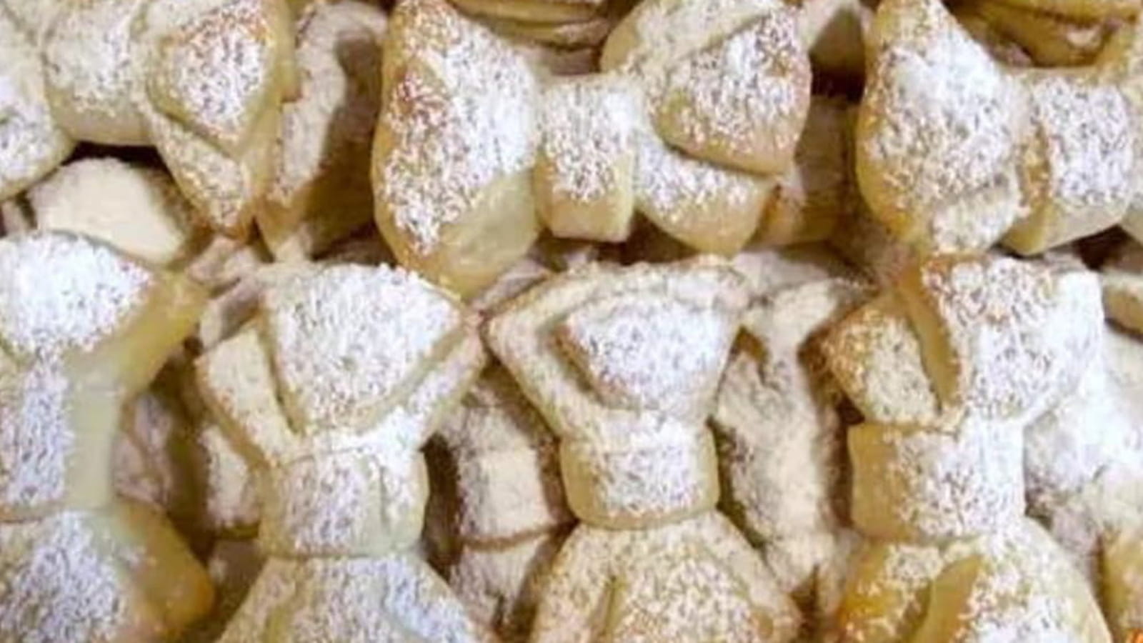 Biscuits en forme de nœuds papillon