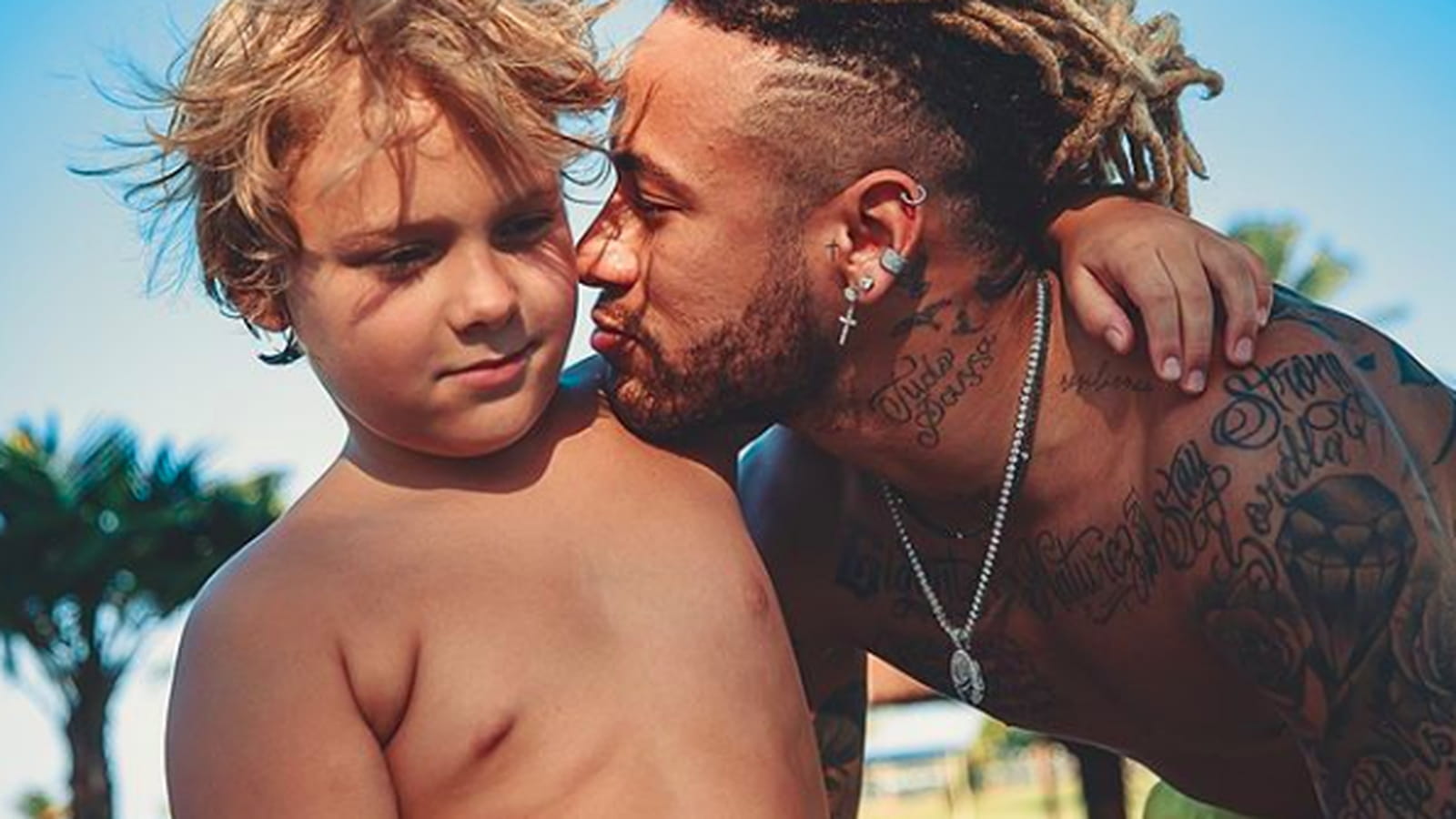 Neymar Jr et Davi Lucca
