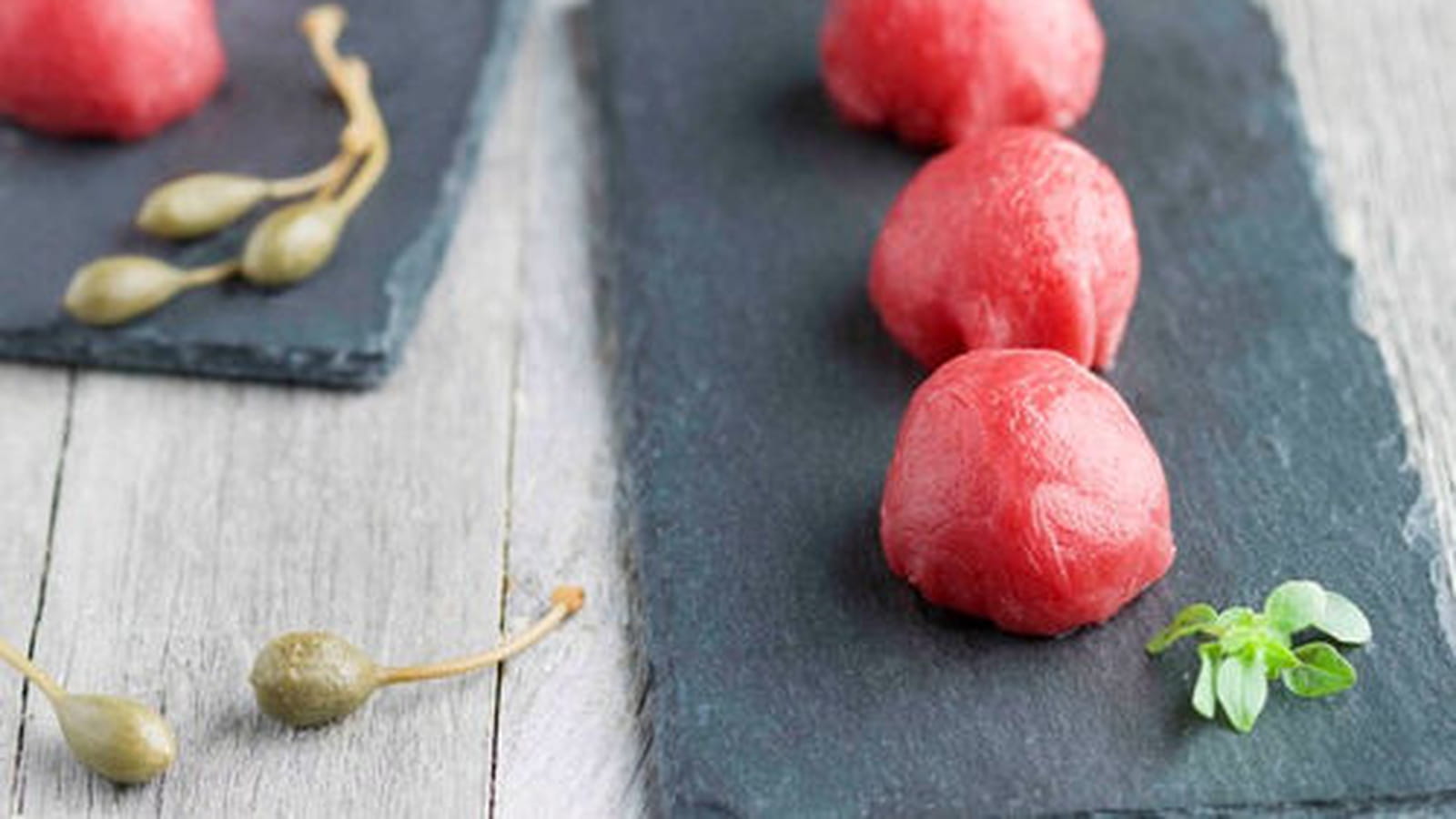 Bouchées de carpaccio à l'italienne