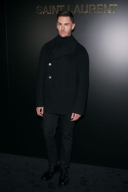Baptiste Giabiconi au d&eacute;fil&eacute; Saint Laurent