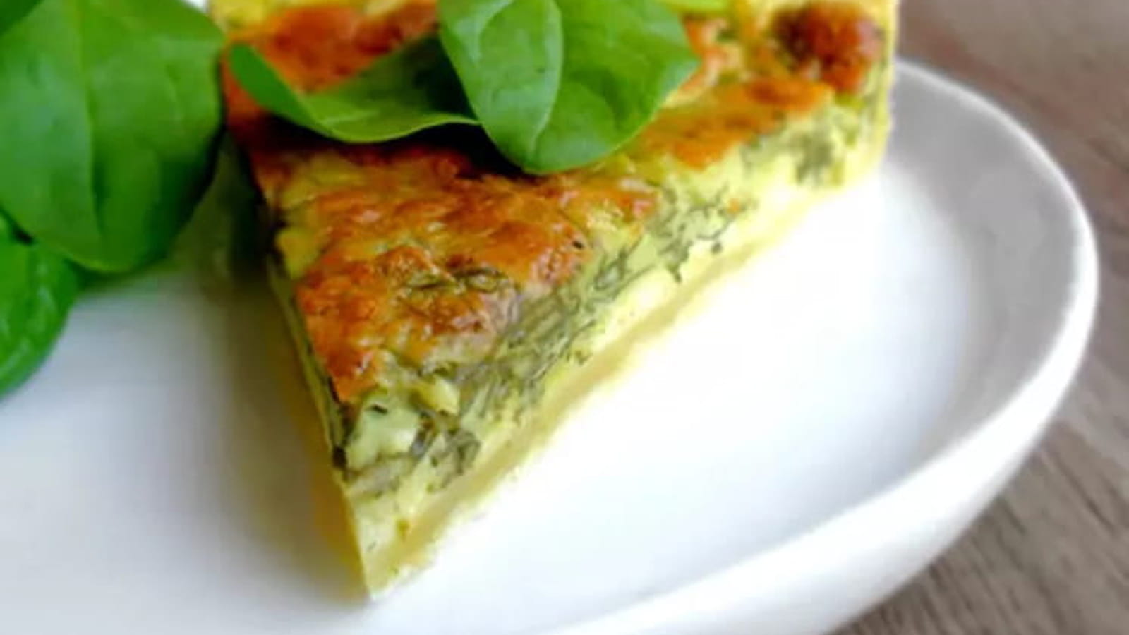Quiche au Saint-Marcellin et aux épinards