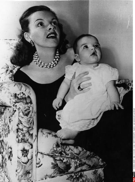 Judy Garland et Liza Minelli en 1946