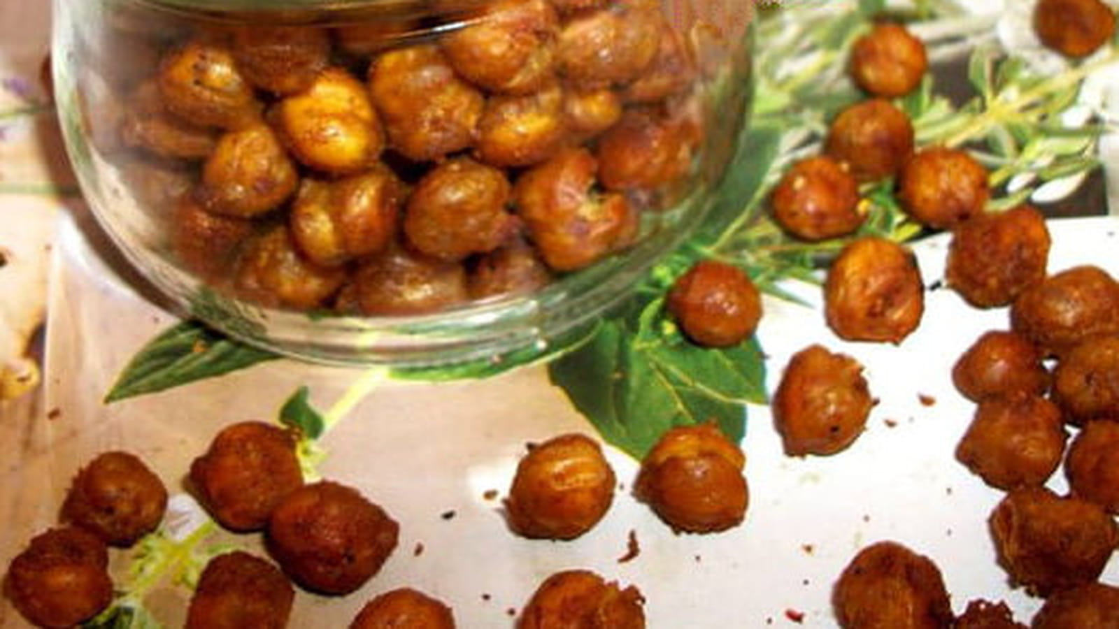 Pois chiches croustillants aux épices
