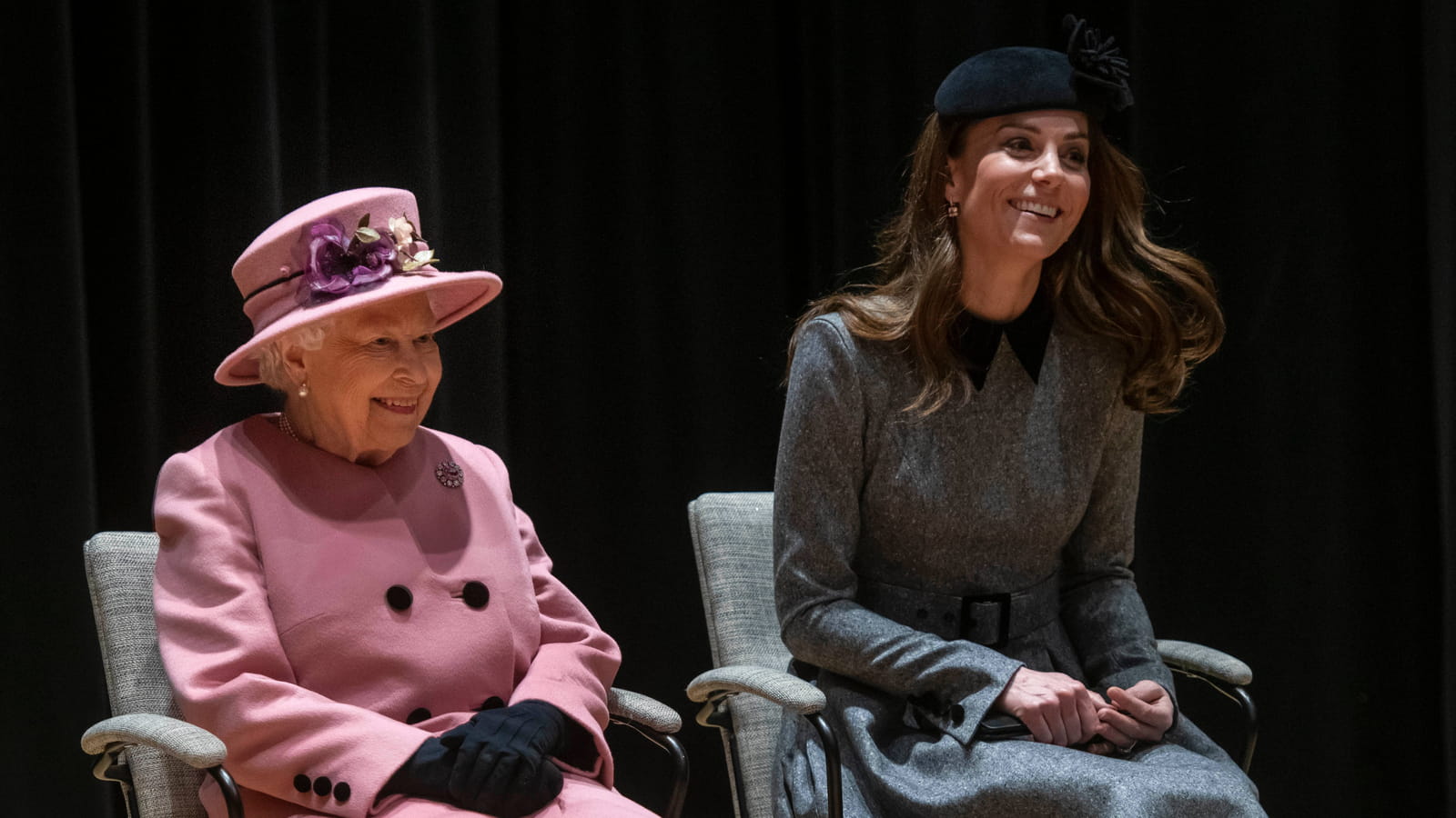 Kate Middleton et Elizabeth II 