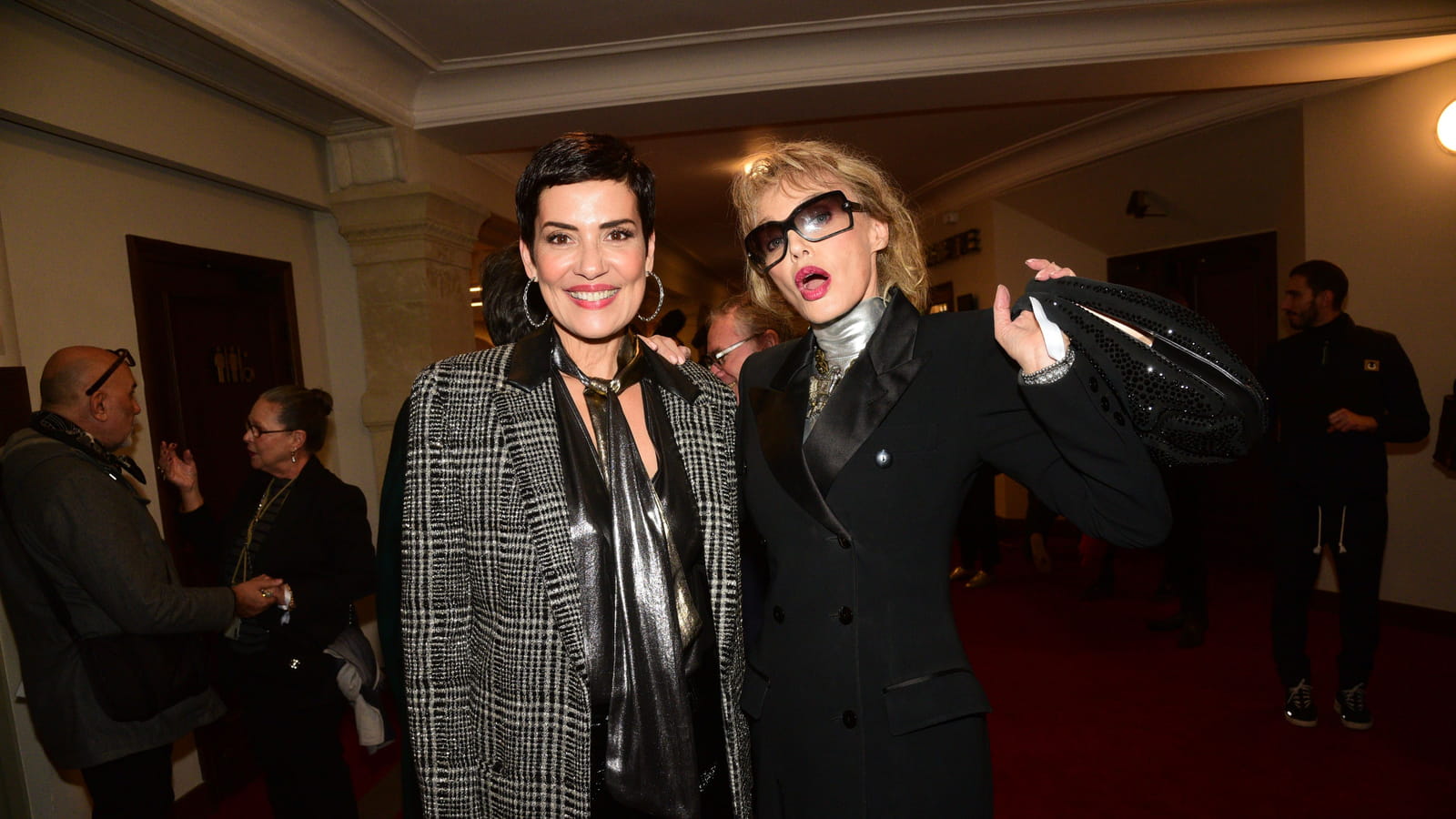 Cristina Cordula et Arielle Dombasle
