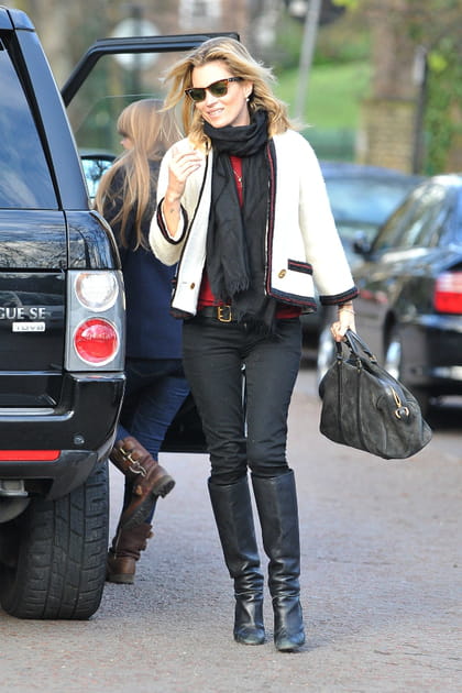 Kate Moss en bottes Louboutin