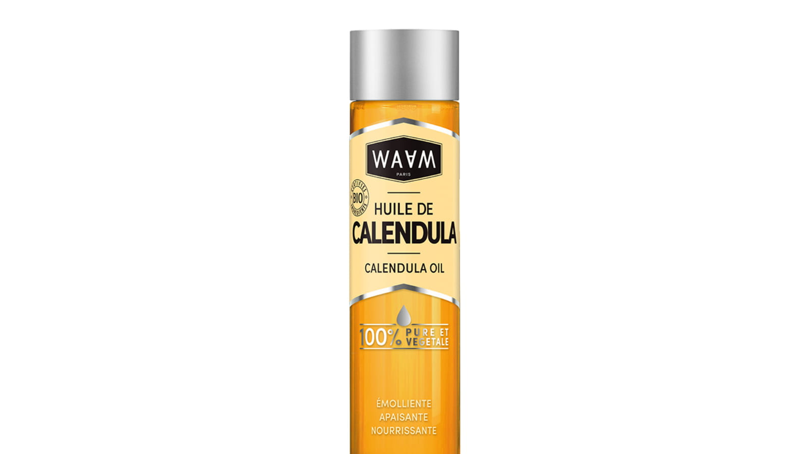 Huile végétale de Calendula Bio, WAAM Cosmetic