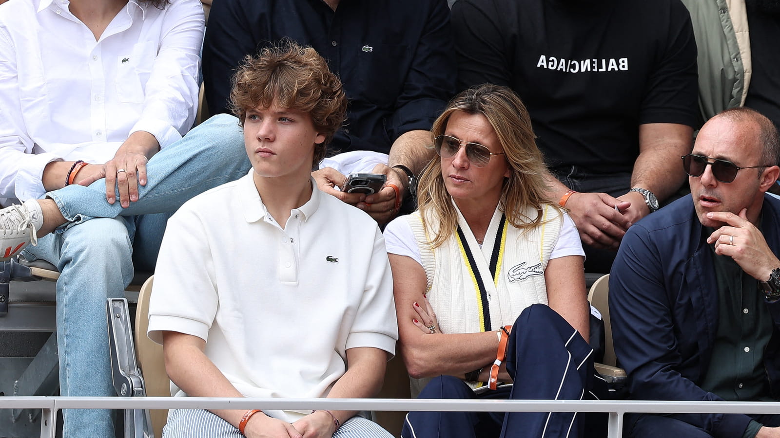 Sarah Lavoine et son fils Roman