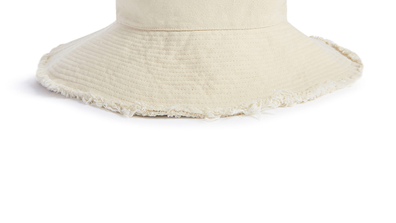 Chapeau blanc en tissu