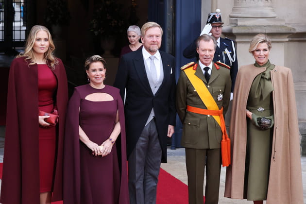 Abdication d'Henri de Luxembourg : Maxima et Willem-Alexander des Pays-Bas étaient présents avec leur fille Amalia