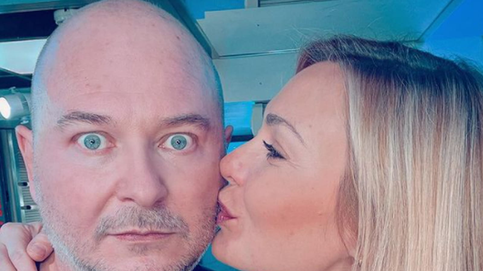 Cauet et Nathalie Dartois