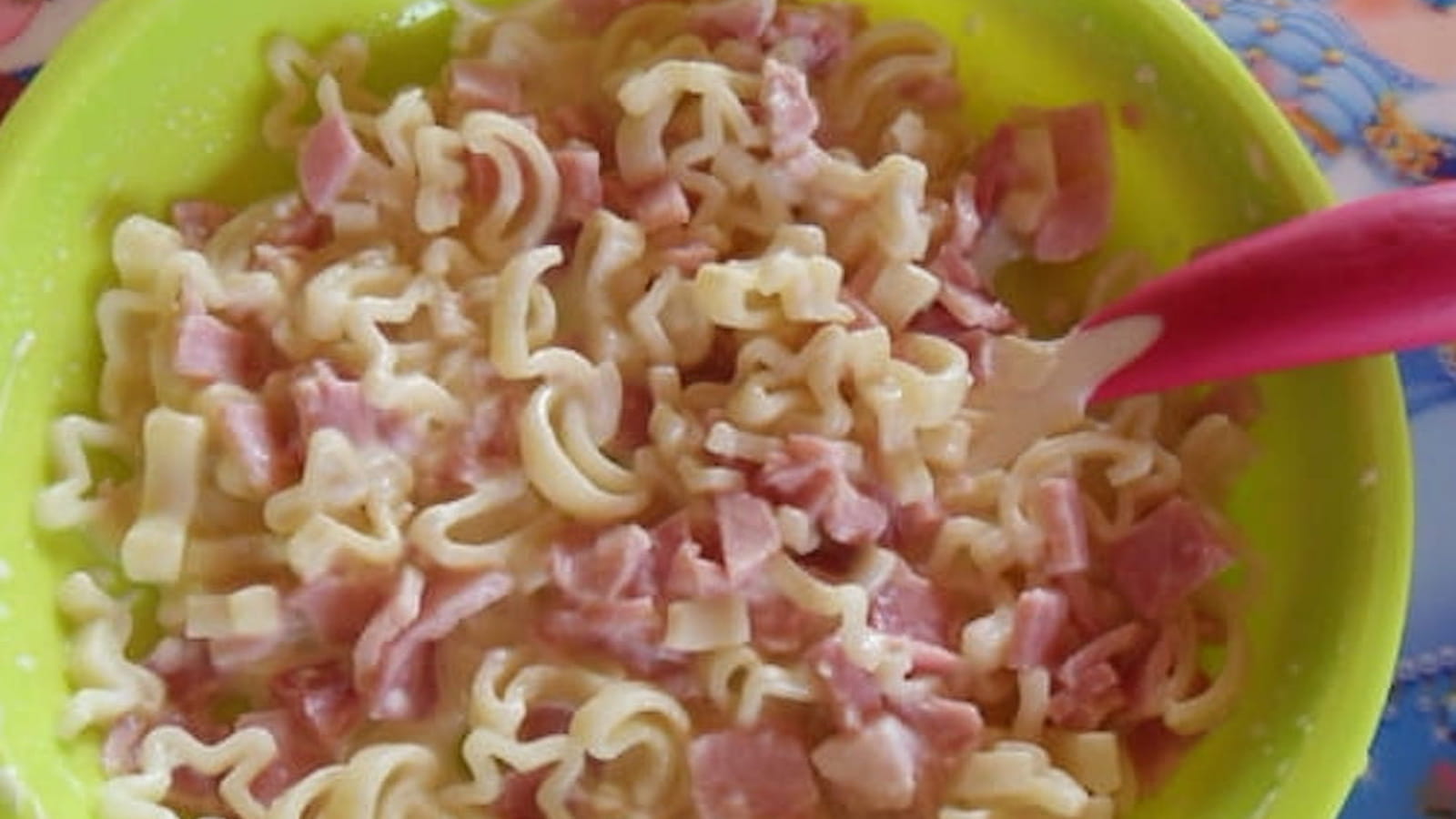 Pâtes au jambon et Kiri