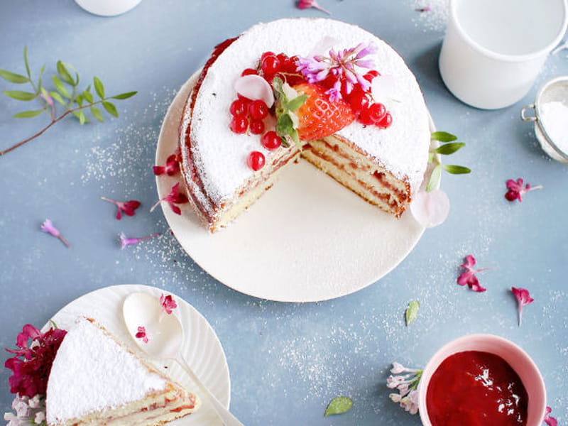 Recette De Gateau Leger A La Framboise