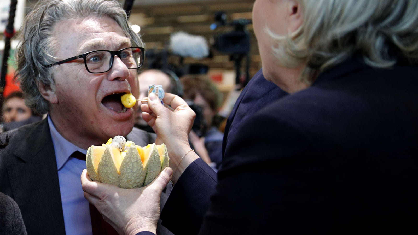 Gilbert Collard et Marine Le Pen