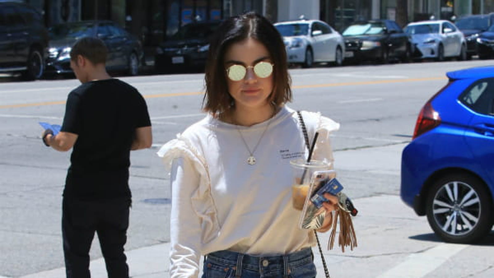 Lucy Hale le 8 juillet 2017