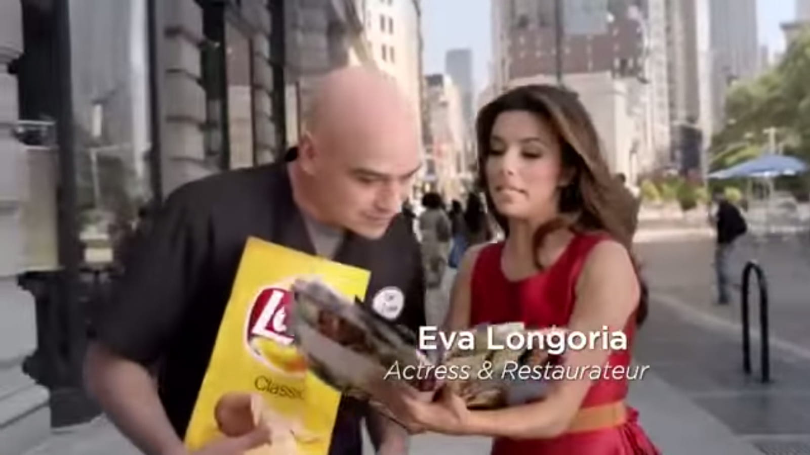 Eva Longoria, pour Lay's
