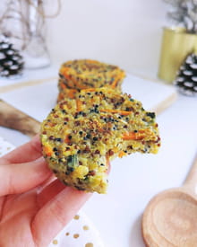 Galettes de quinoa aux légumes et au parmesan : Etape 6
