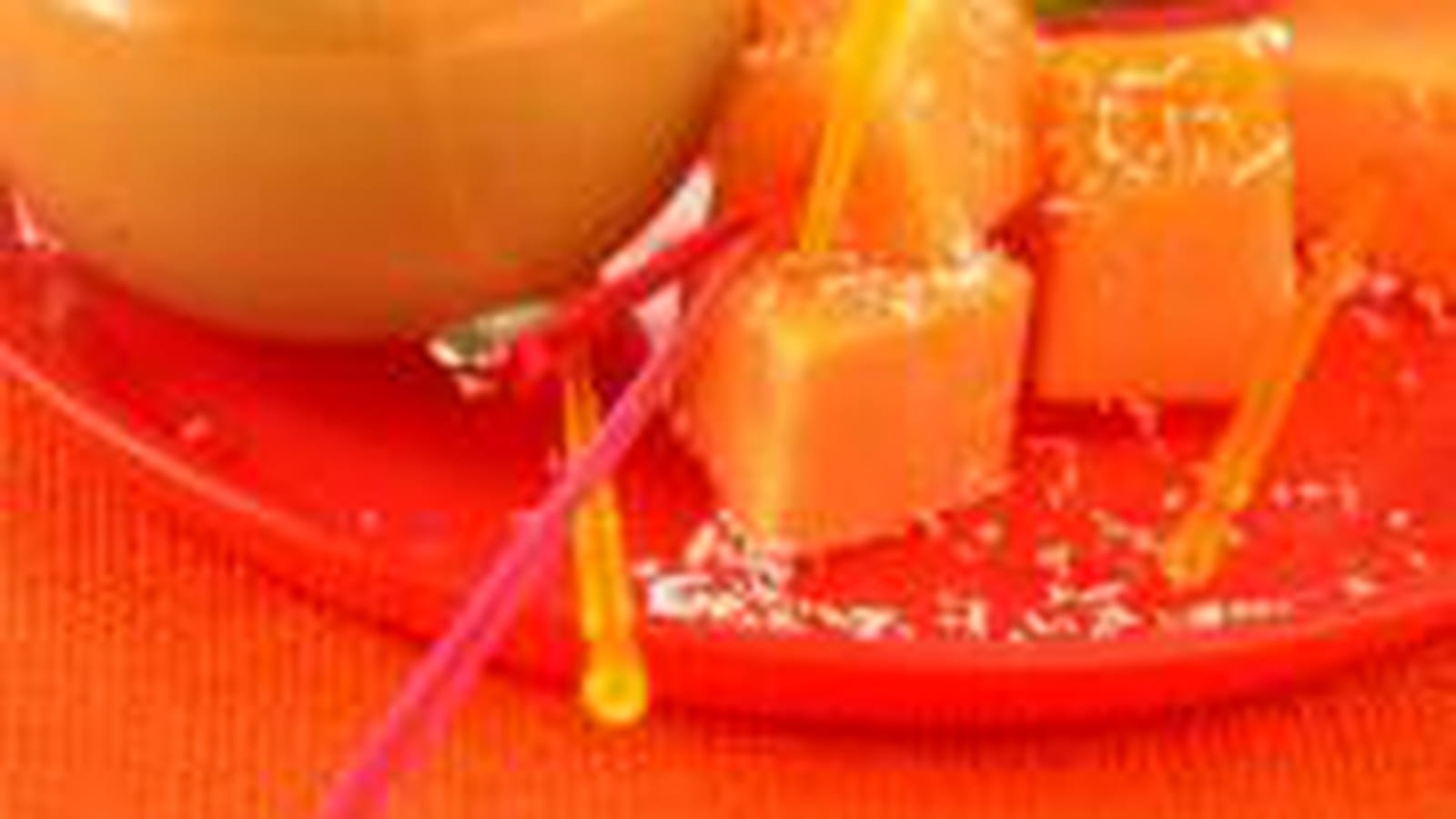 Melon et confiture de lait