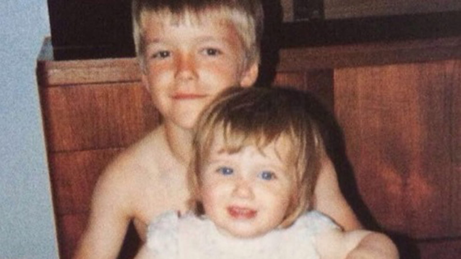 David Beckham et sa soeur, Joanne 