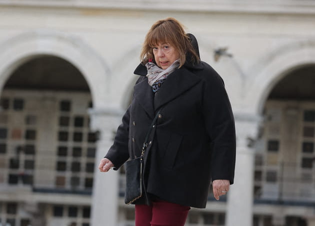 Mich&egrave;le Bernier aux obs&egrave;ques d'Isabelle Mergault