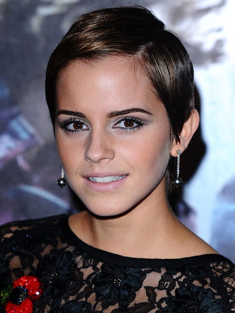 Emma Watson, jolie avec sa coupe gar&ccedil;onne