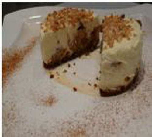 Petits cheesecakes crémeux au chocolat blanc