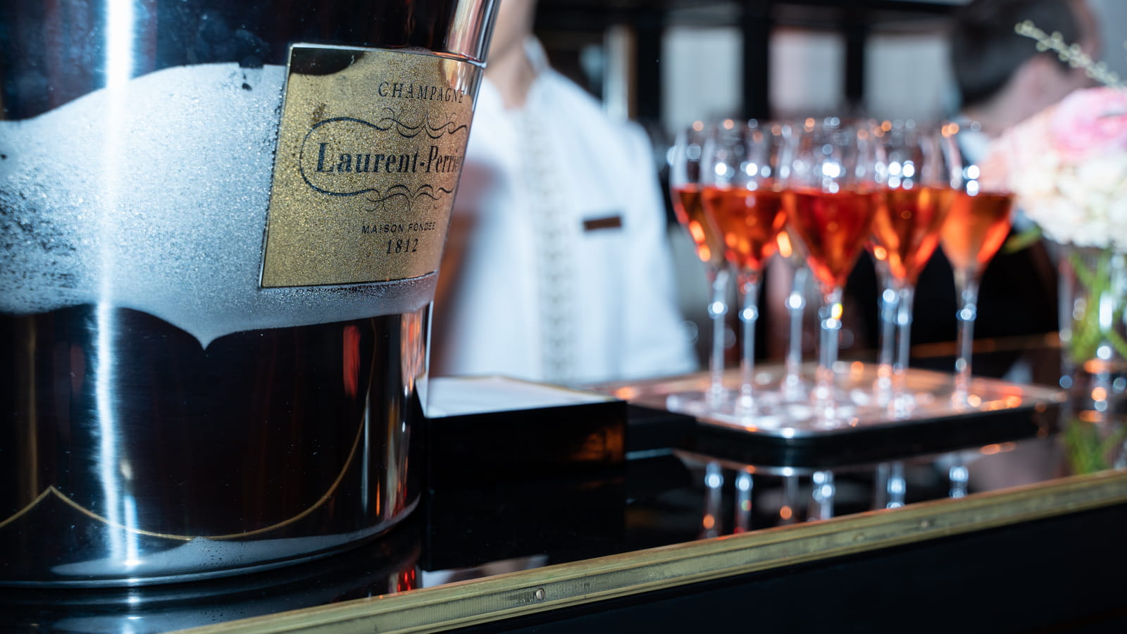 Le champagne coule à flots