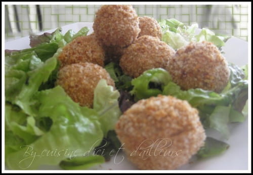 Boulettes façonnées avec les restes du frigo
