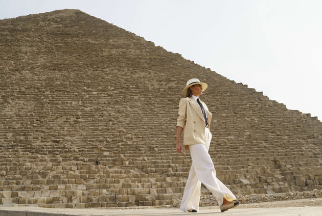 Melania Trump, sur les pas des pharaons en Egypte