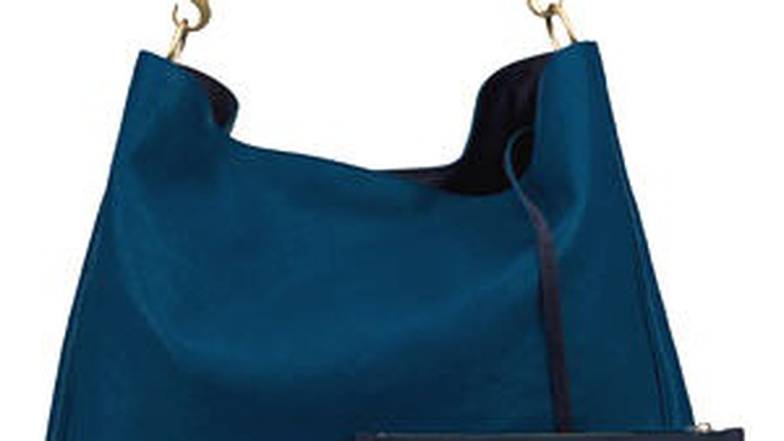 Sac "Roady Hobo" bleu canard d'Yves Saint Laurent