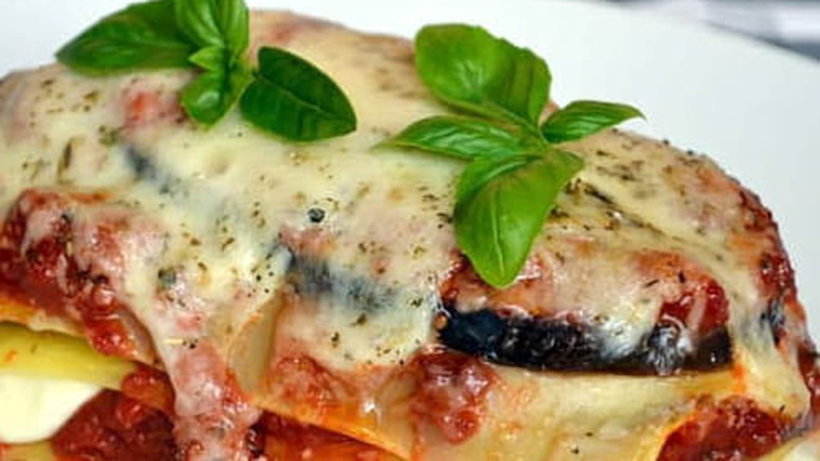 Lasagnes aux aubergines et mozzarella