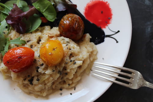 Risotto au gorgonzola aux tomates cerises