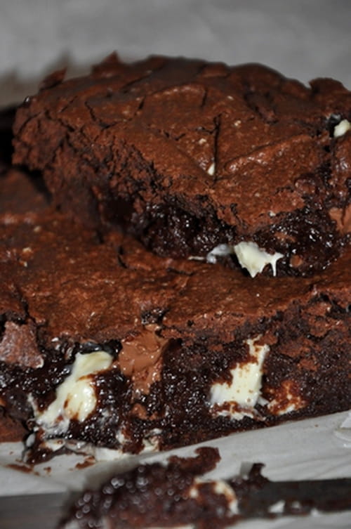 LE brownie aux 3 chocolats