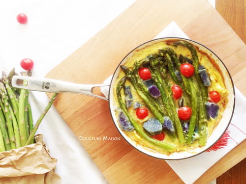 Omelette Printanière aux asperges
