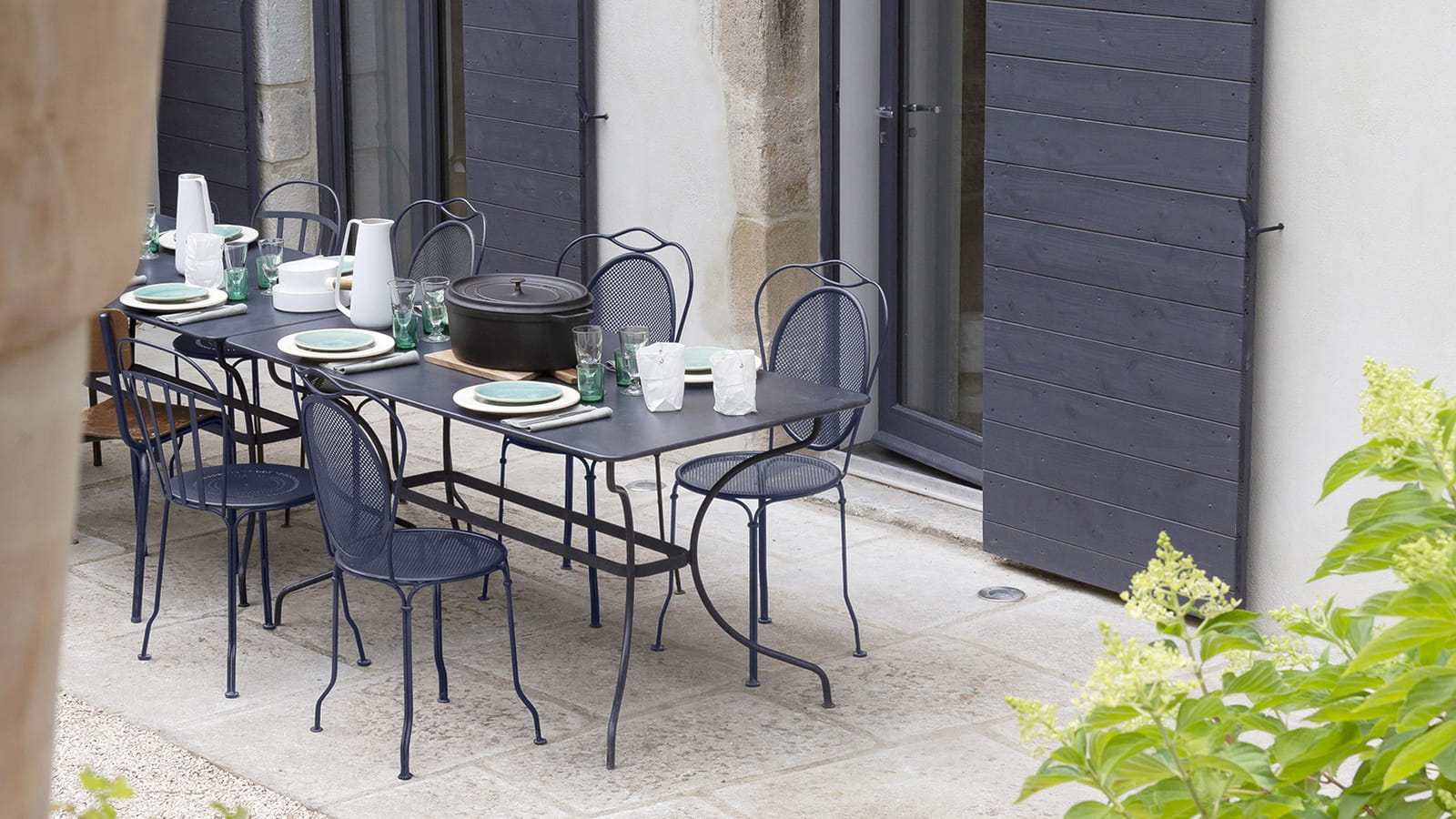 Volets assortis au mobilier